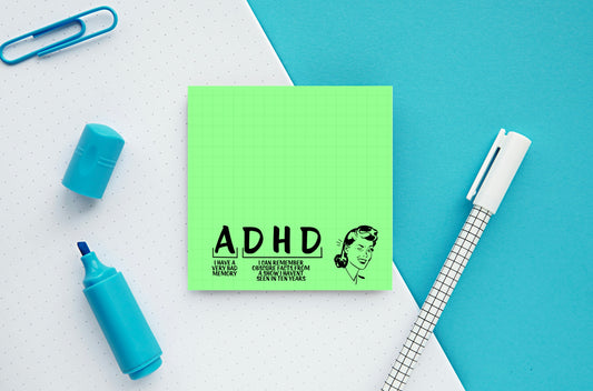 ADHD Sticky Note, Post-it Note