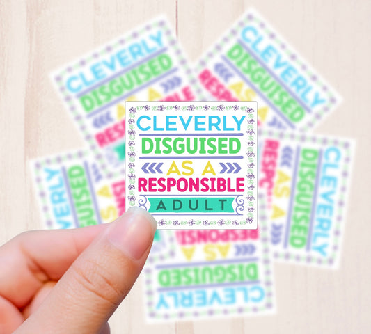 Cleverly Disguised, Vinyl Sticker