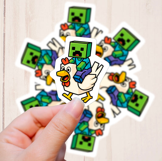 Chicken Jockey, Vinyl Sticker