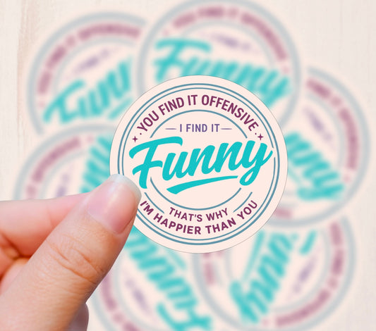 Offensive, Vinyl Sticker