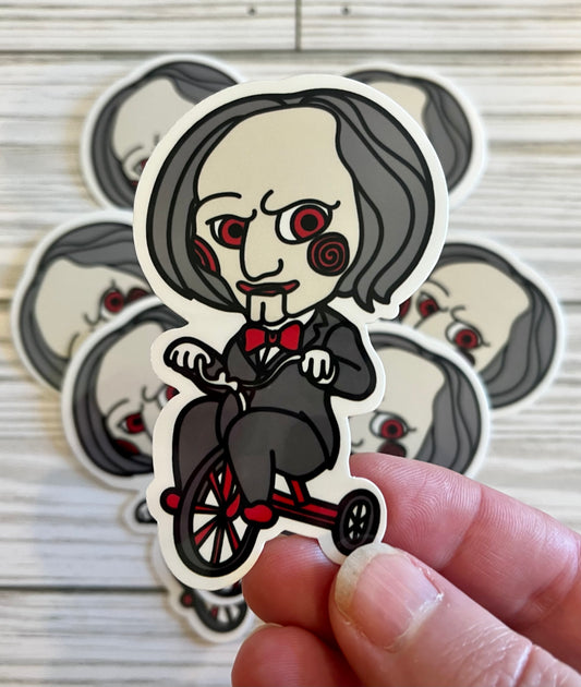 Jigsaw, Horror, Saw, Vinyl Sticker