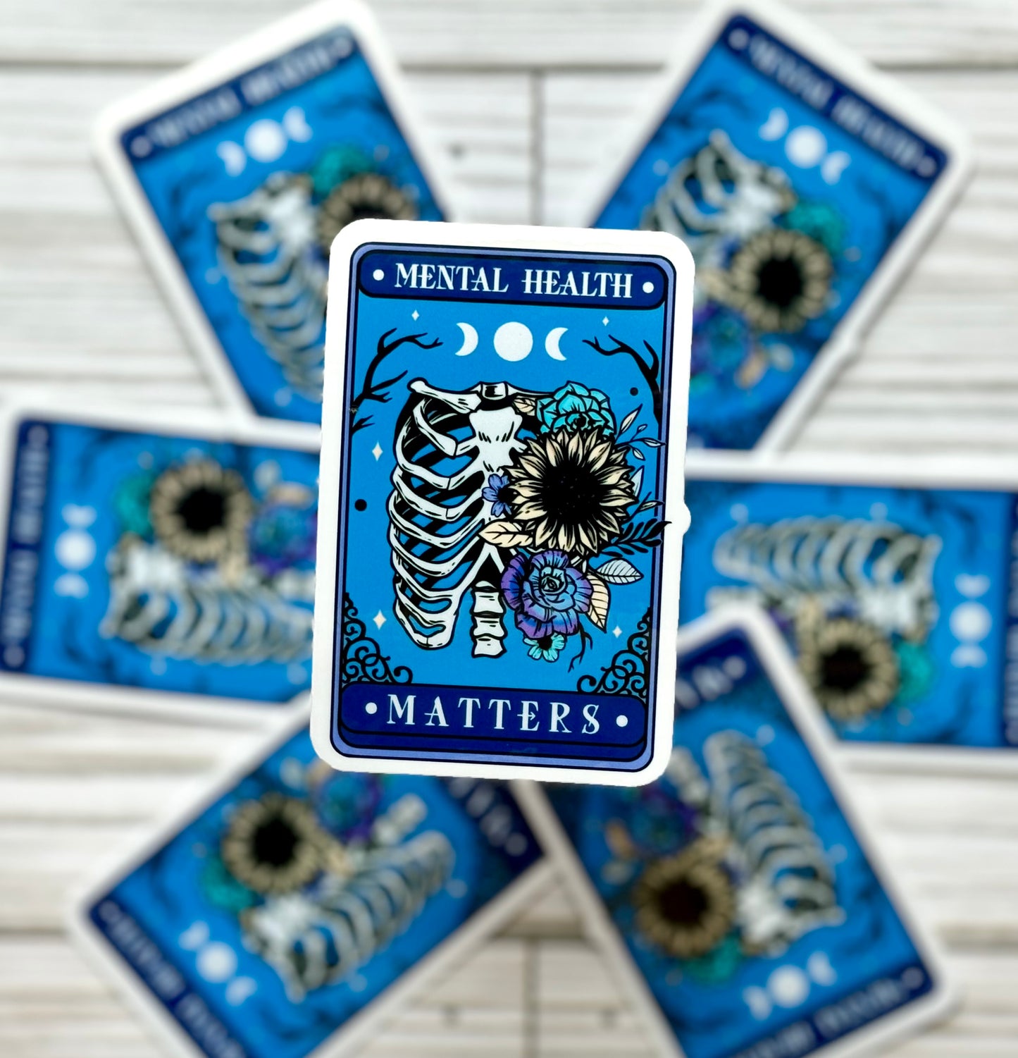 Mental Health Matters, Tarot Card, Vinyl Sticker