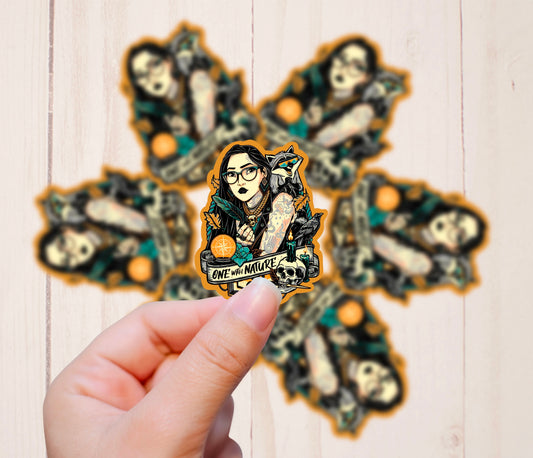 Goth Punk Princess, Pocahontas, Vinyl Sticker