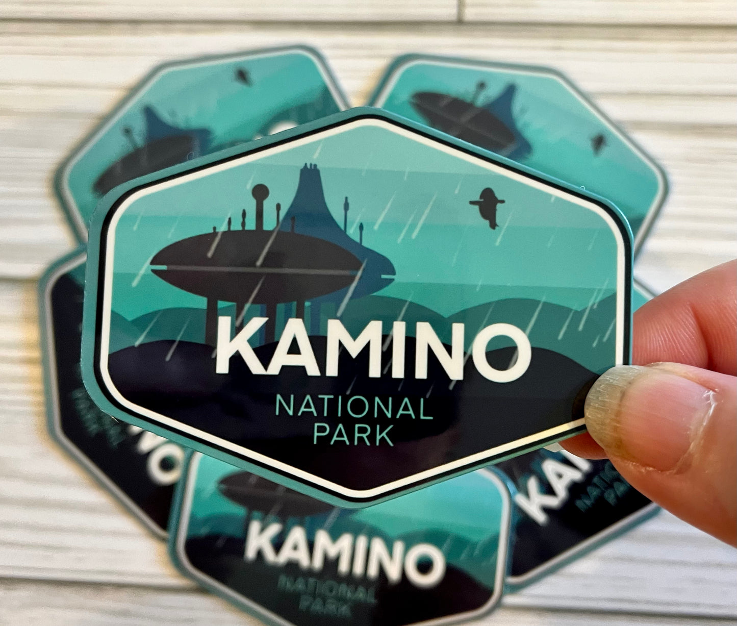 Star Wars National Park, Kamino, Vinyl Sticker
