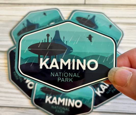 Star Wars National Park, Kamino, Vinyl Sticker