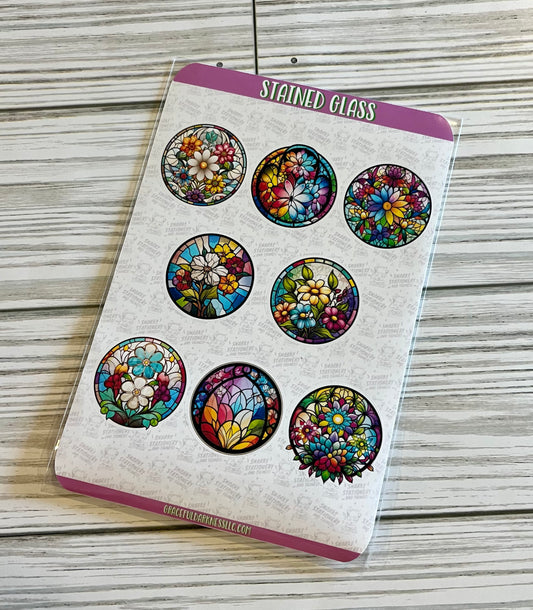 Stained Glass Sticker Sheets