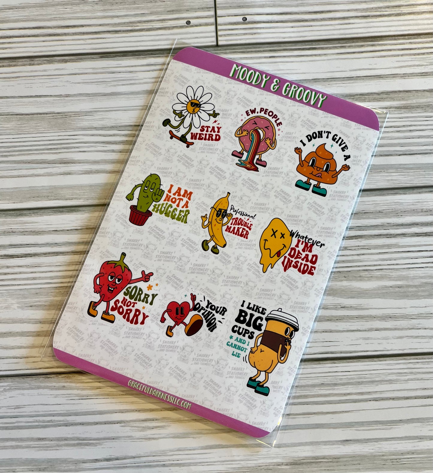 Moody and Groovy Sticker Sheets