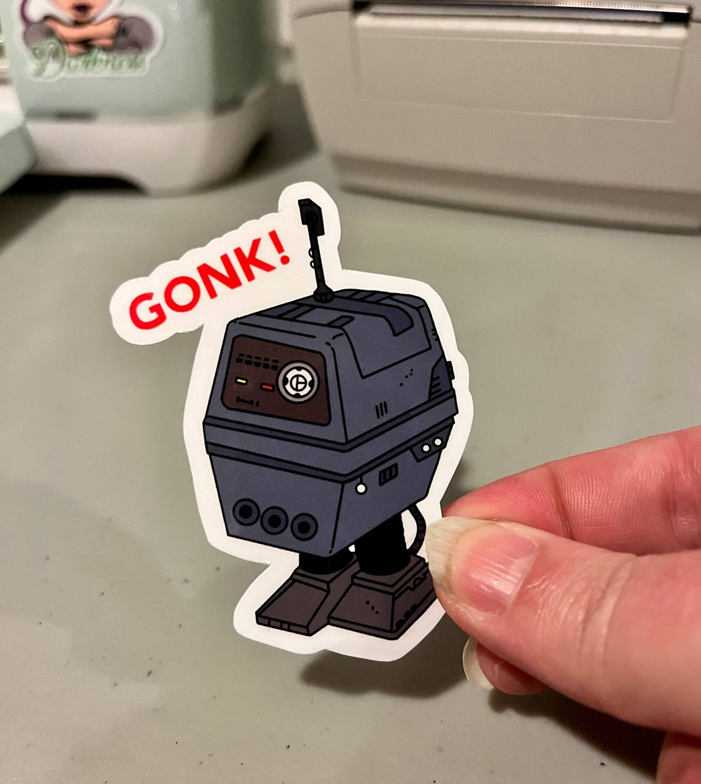 Gonk, Droid, Star Wars, Vinyl Sticker