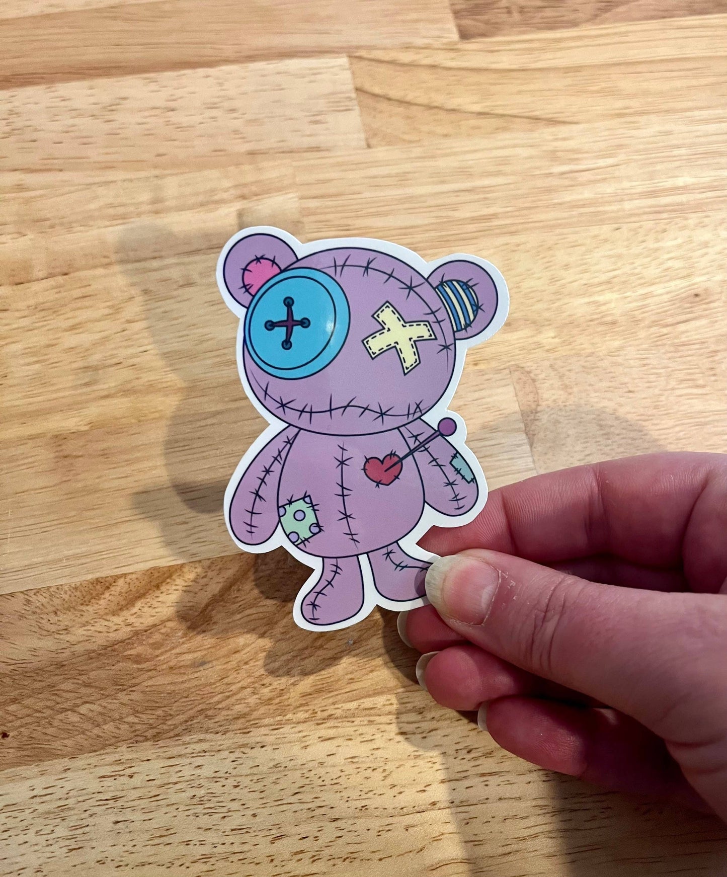 Teddy Bear, Horror, Vinyl Sticker