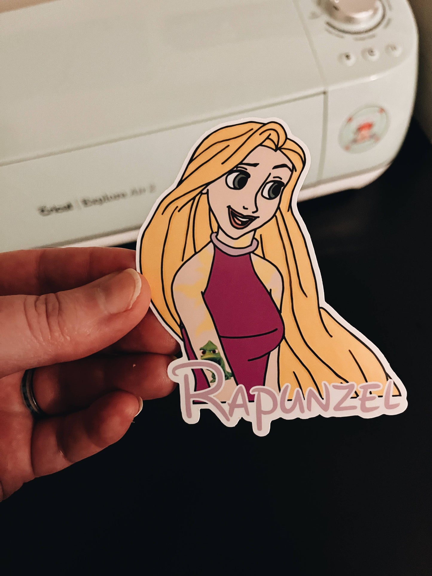 Rapunzel, Vinyl Sticker, Disney Princess