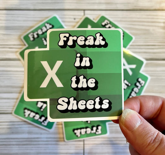 Freak in the Sheets, Vinyl Sticker