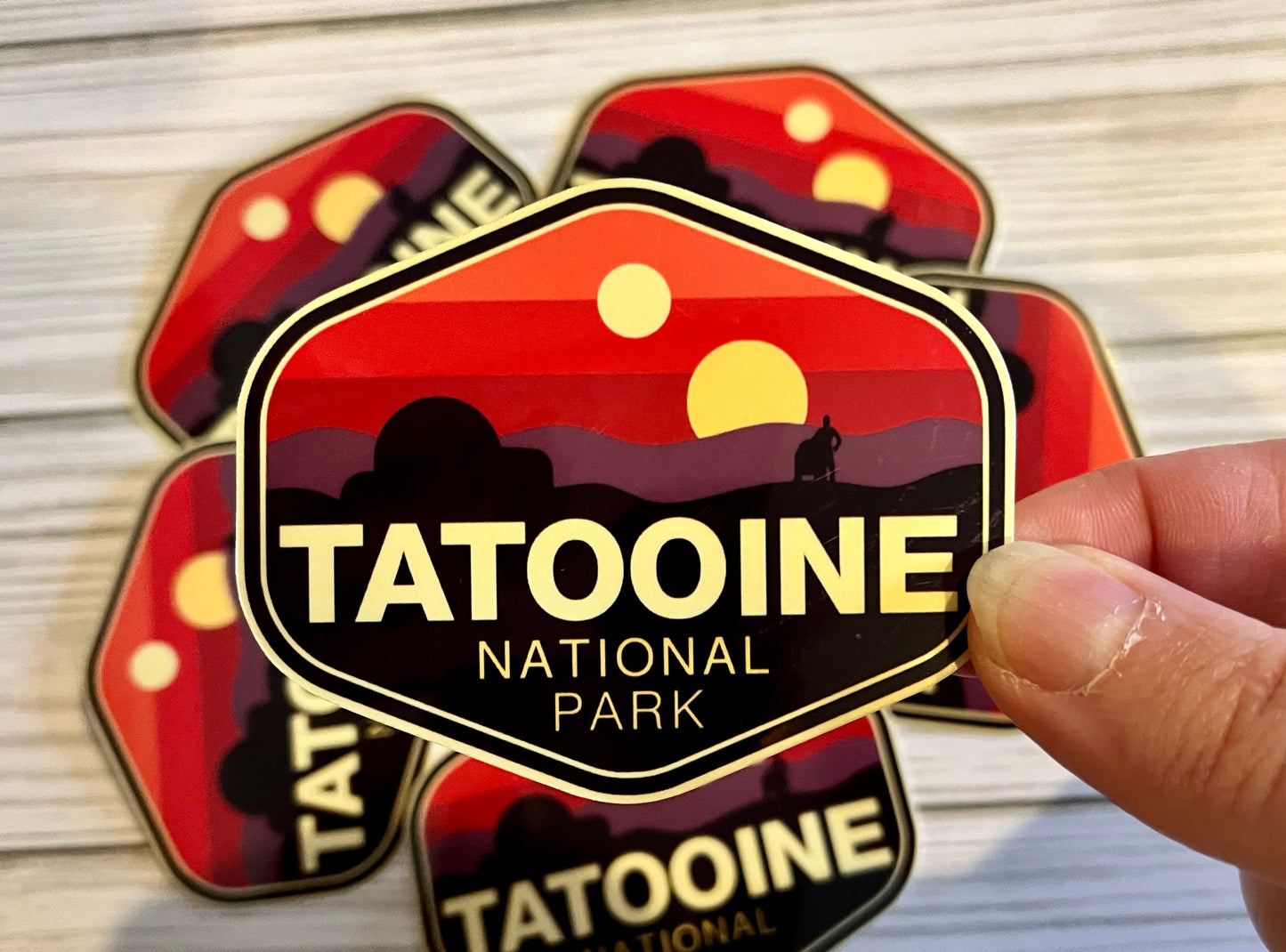 Star Wars National Park, Tatooine, Vinyl Sticker