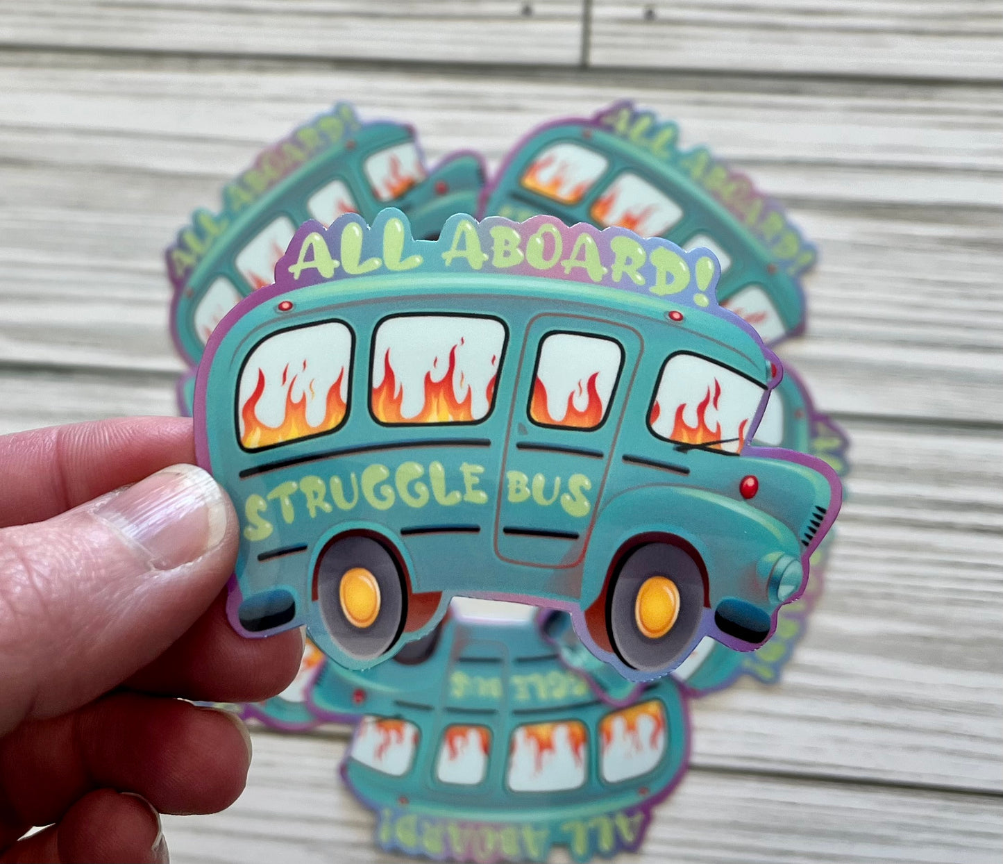 Struggle Bus, Vinyl Sticker
