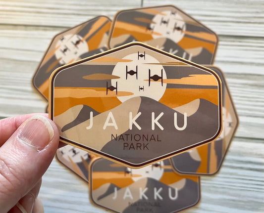 Star Wars National Park, Jakku, Vinyl Sticker