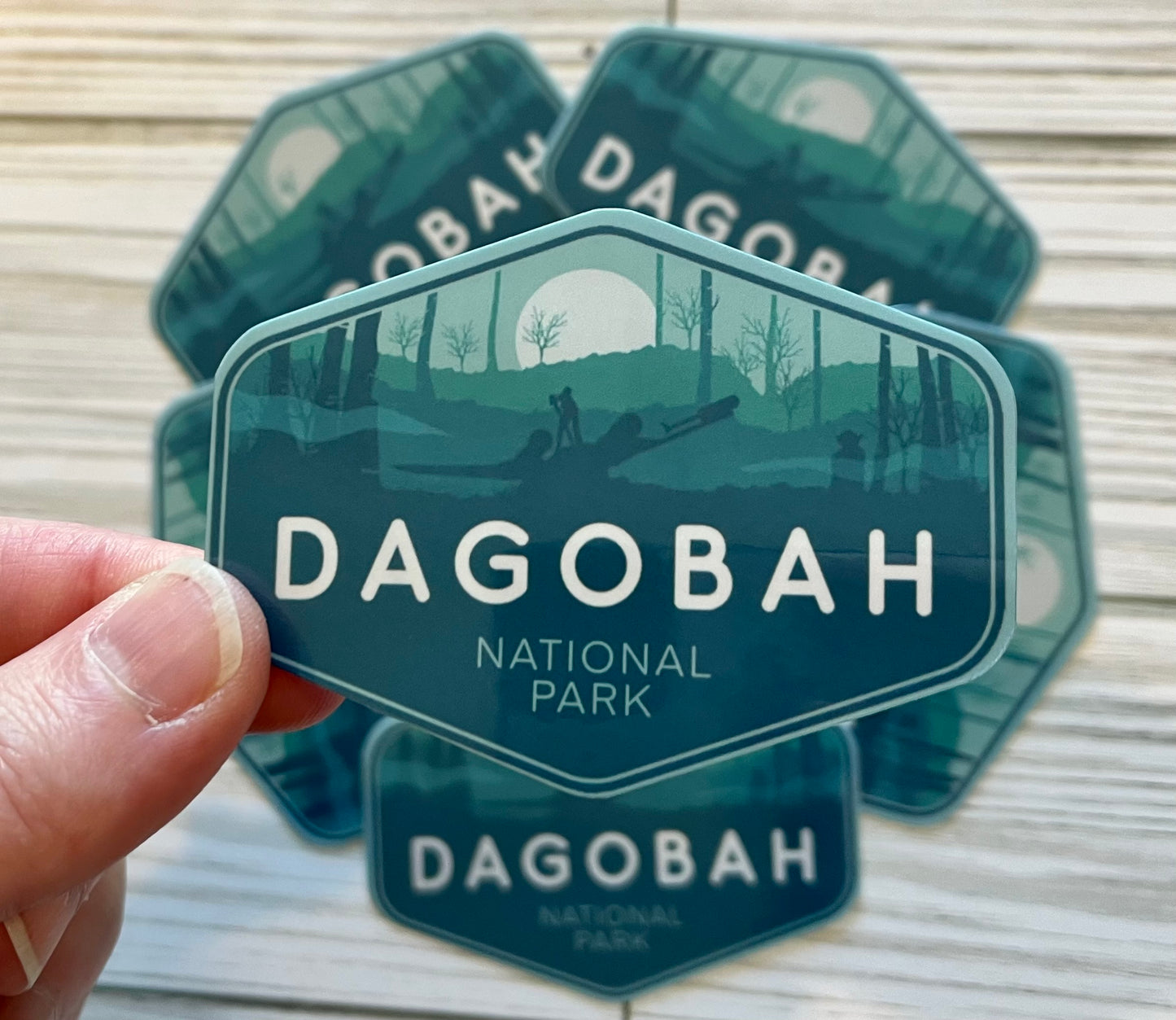 Star Wars National Park, Dagobah, Vinyl Sticker