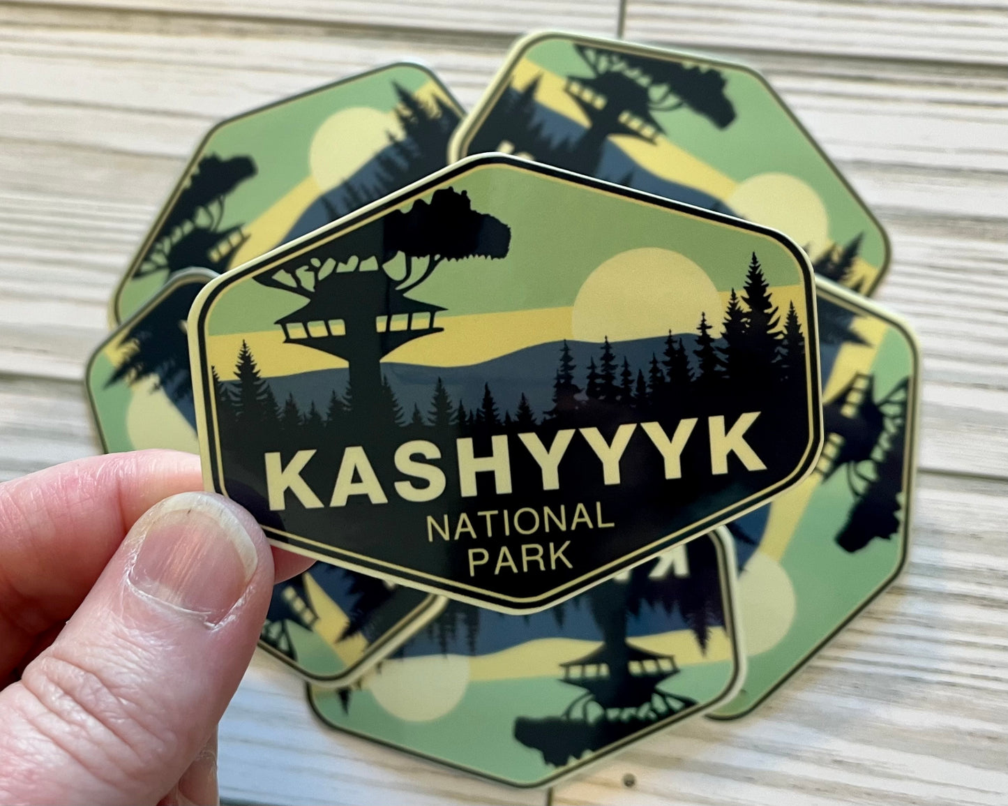 Star Wars National Park, Kashyyyk, Vinyl Sticker