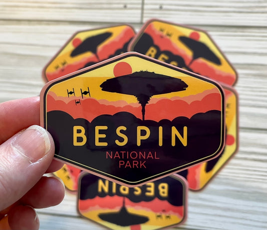 Star Wars National Park, Bespin, Vinyl Sticker