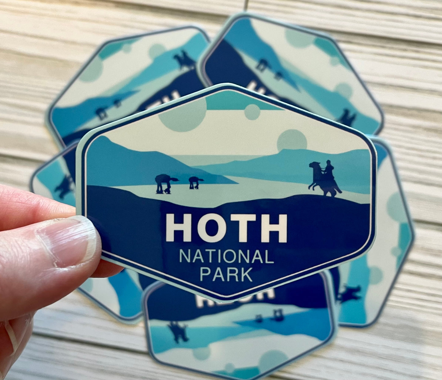 Star Wars National Park, Hoth, Vinyl Sticker