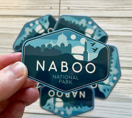 Star Wars National Park, Naboo, Vinyl Sticker