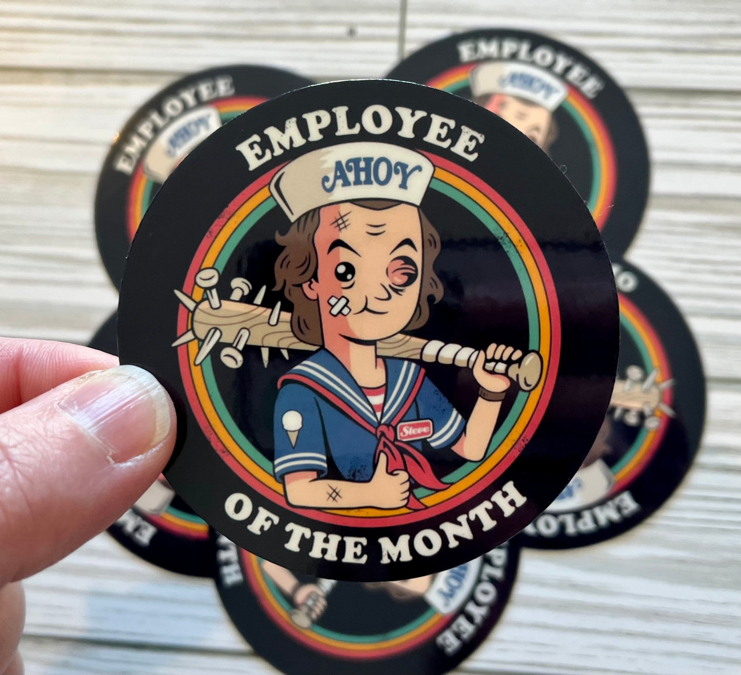Employee of the Month, Vinyl Sticker