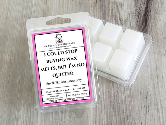 No Quitter, Snarky Scents Wax Melts