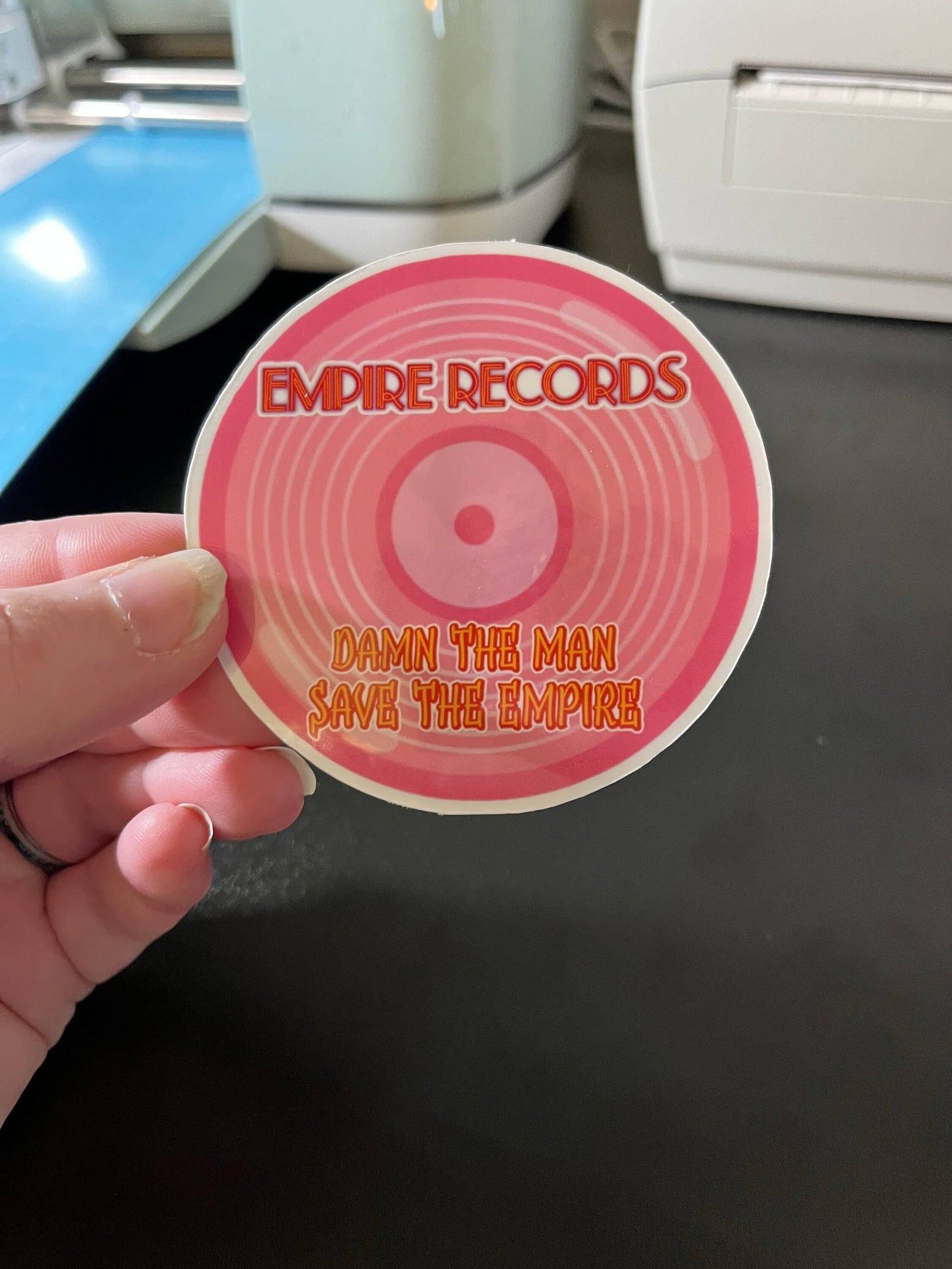 Empire Records, Vinyl Sticker