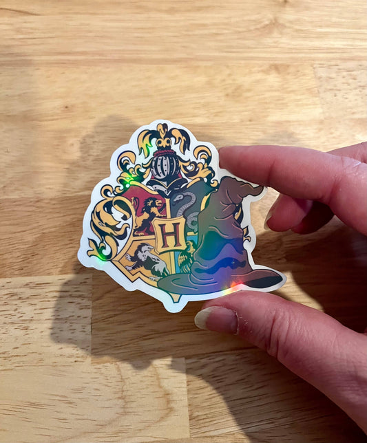 Sorting Hat, Hogwarts, Vinyl Sticker