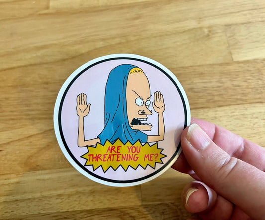 Cornholio, Vinyl Sticker, Beavis and Butthead