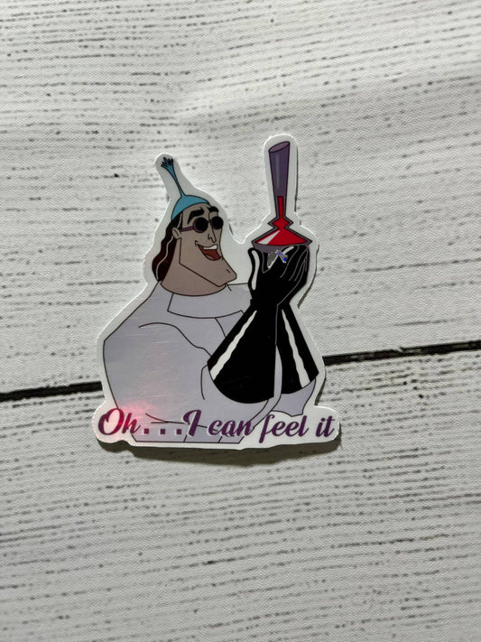 Kronk, Vinyl Sticker, Emperors New Groove, Potion