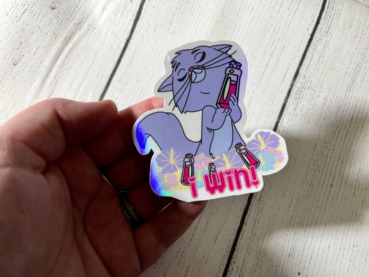 Yzma, Vinyl Sticker, Emperors New Groove, Cat