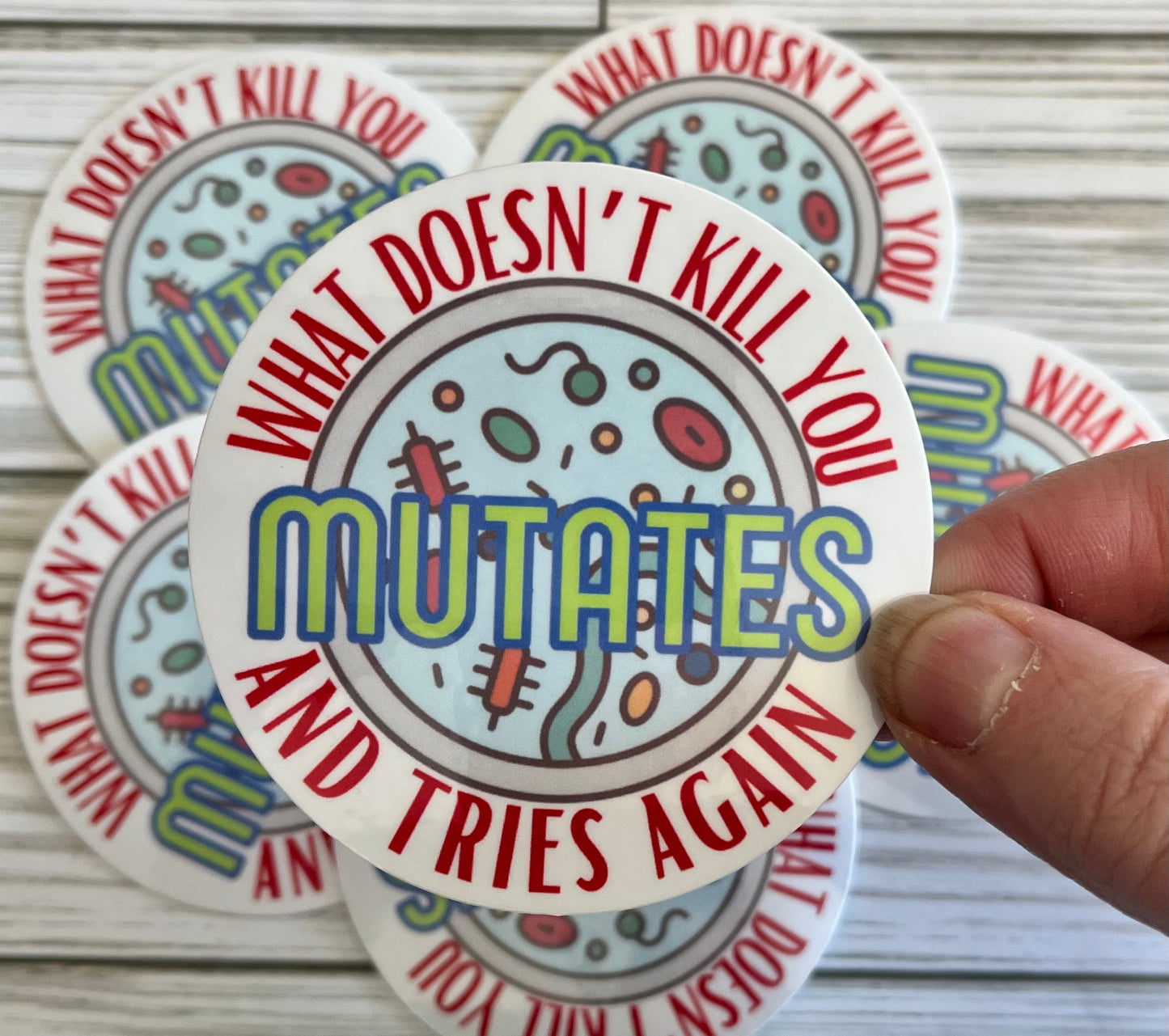 What Doesn't Kill You, Vinyl Sticker